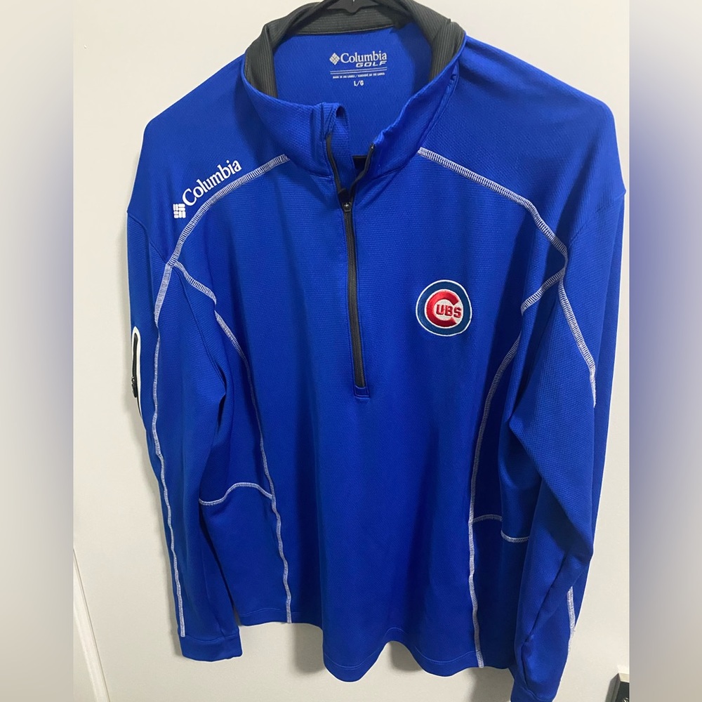 Columbia GOLF Chicago Cubs 3/4 Zip Up